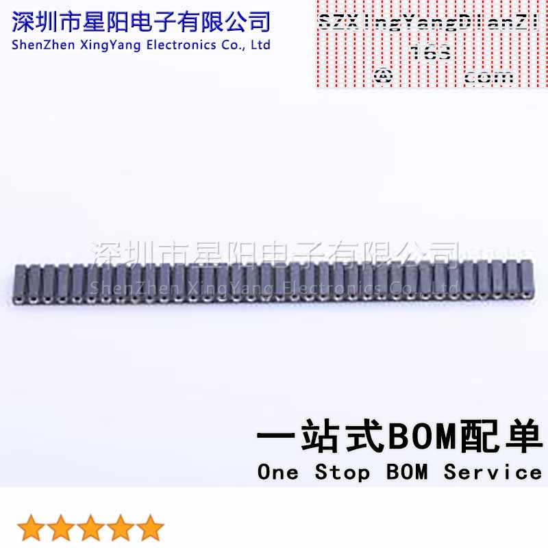 X5511FV-36-C70D30-1000 2.54mm 1x36P排数 单排 总孔位数36间距2