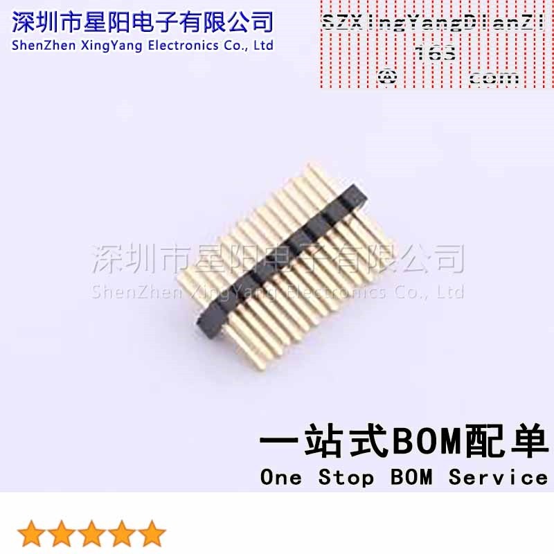 X1321WV-2x08J-C30D23 1.27mm 2x8P直插 方针 排数 双排 总PIN位