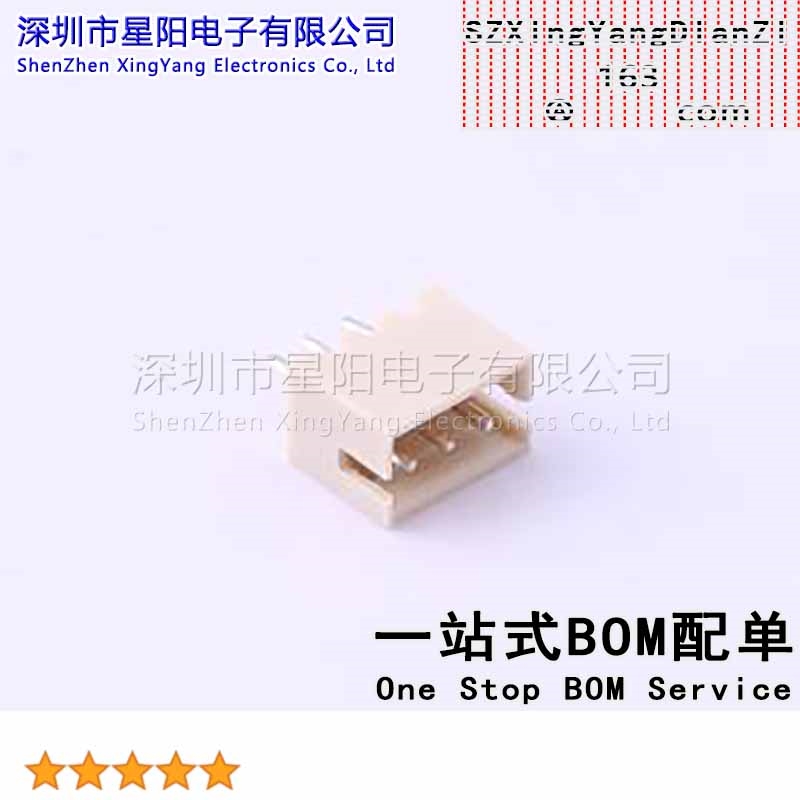 X1502WV-03K-N0SN (20Pcs)ZH 1.5mm 1x3P直插 参考系列ZH间距1.5m
