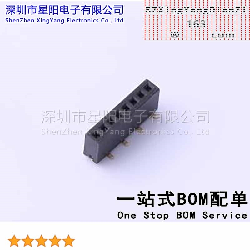 X1311FVS-08-C43D35R1 1.27mm 1x8P排数 单排 总孔位数8间距1.27m