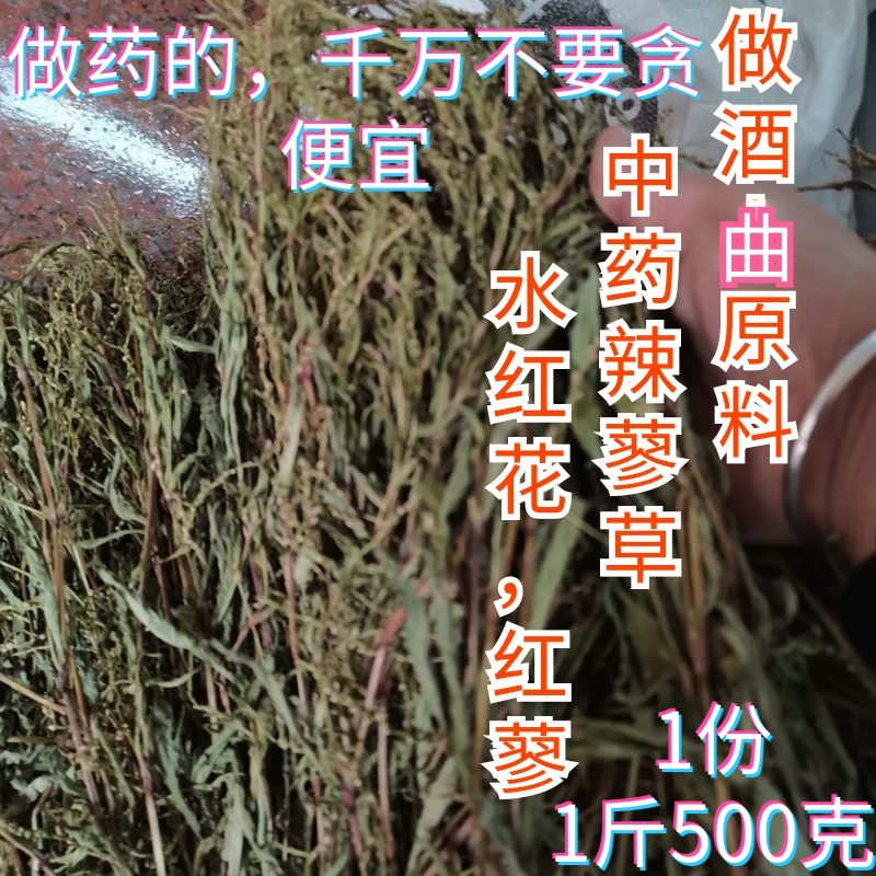 福建草药水红花红辣蓼晒干中药水辣蓼白花辣蓼泡水红蓼草酒曲材料