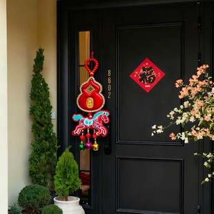小马挂件家用入户门氛围感客厅门挂高颜值玄关挂饰女客厅新年装饰