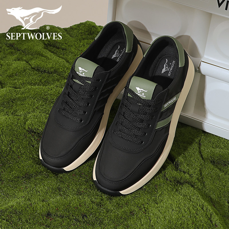 七匹狼男鞋透气休闲鞋男士布面软底轻便运动鞋春秋新款正品户外鞋