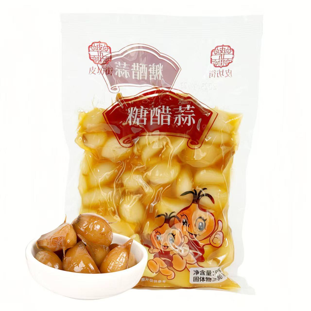 扬州酱菜糖醋蒜500g(80%固形物)