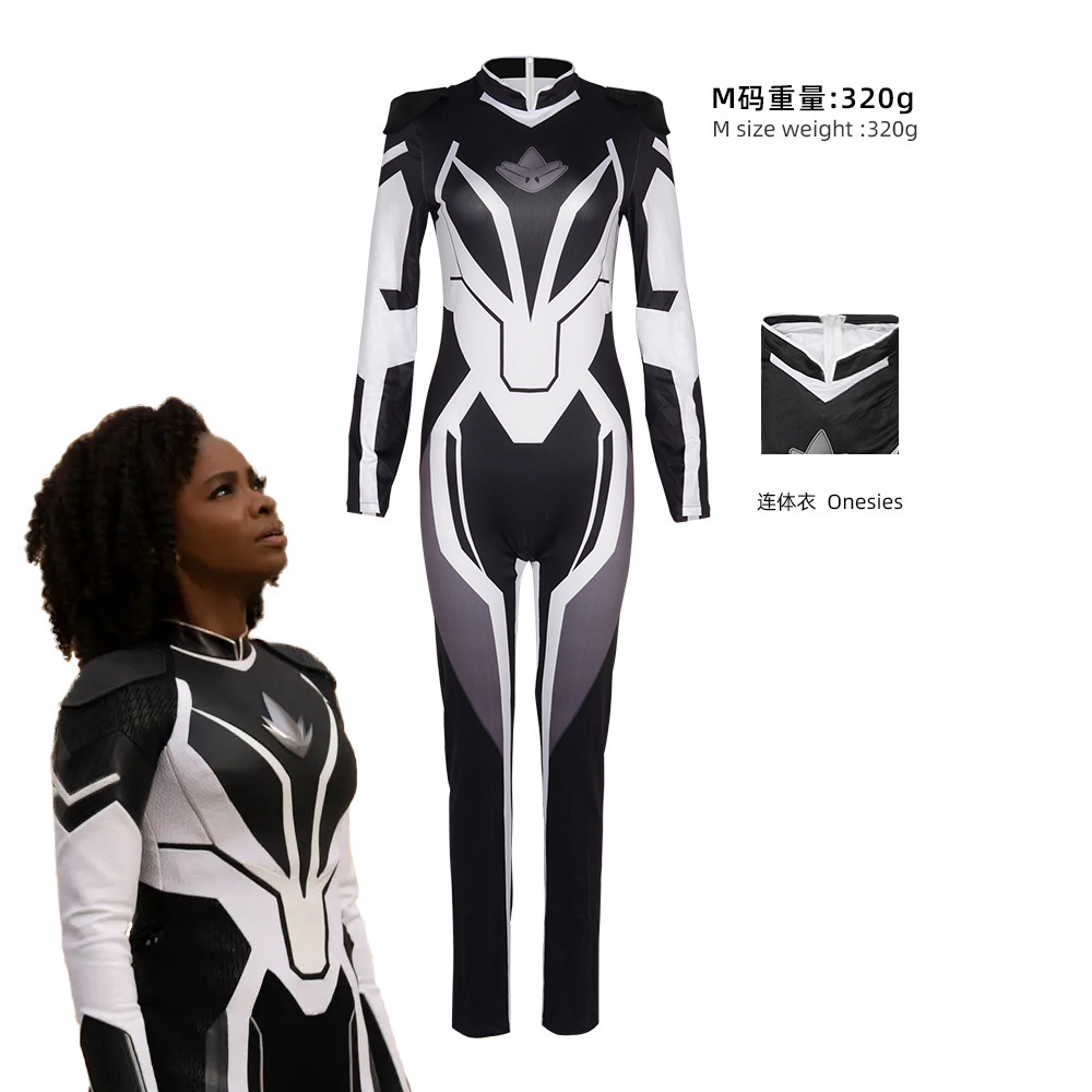 惊奇队长2 莫妮卡·兰博cos服漫威同人同款连体衣cosplay工厂现货