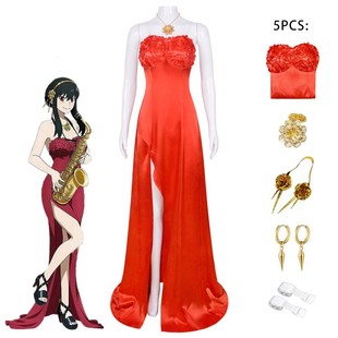 间谍过家家cos服 现货 约尔布莱尔舞会礼服裙子 万圣节cosplay服装