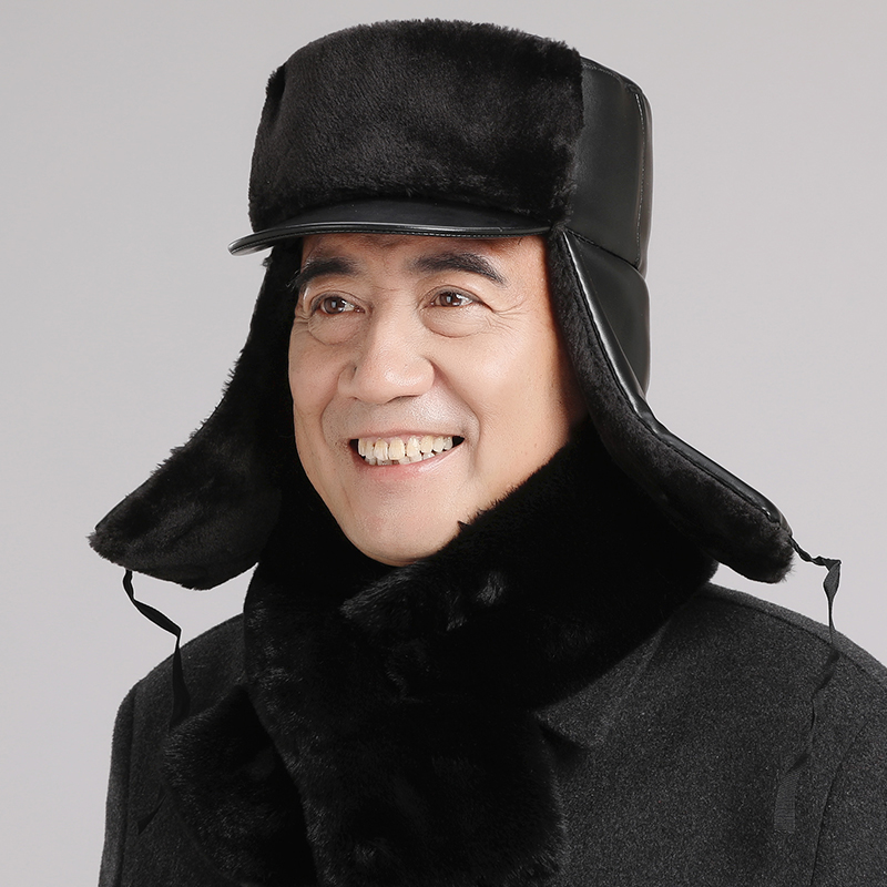 经典款式东北帽，带檐雷锋帽可护耳