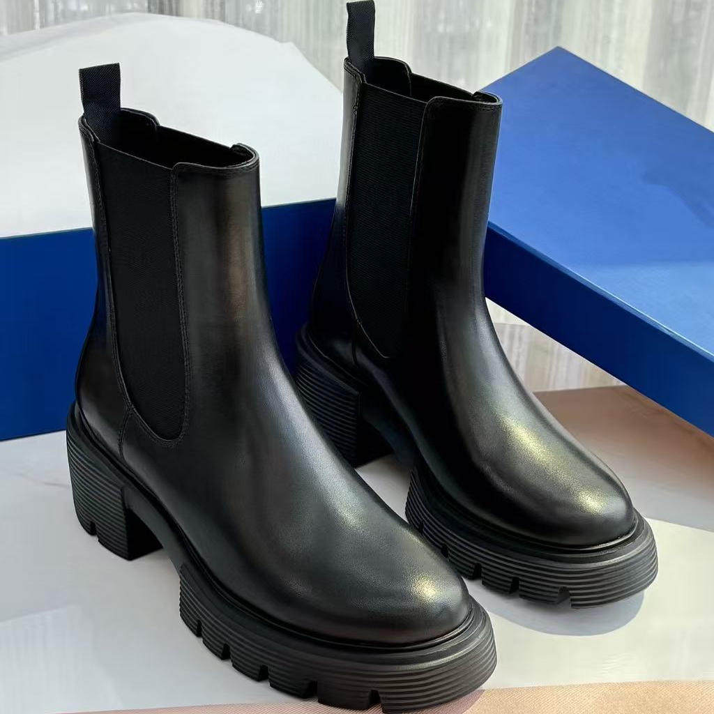 2025新款切尔西靴短靴女靴子