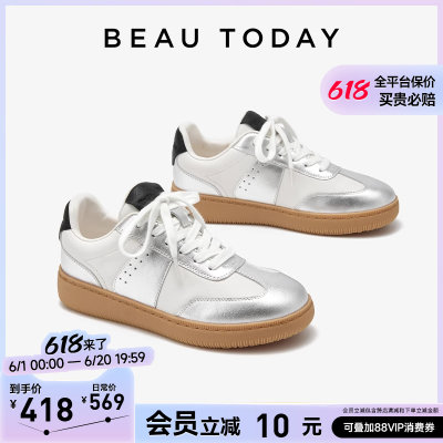 复古板鞋BeauToday平底小众