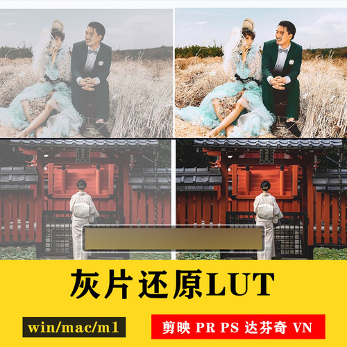 索尼灰片还原LUT预设HLG/slog2/slog3视频编辑709剪映PR通用log
