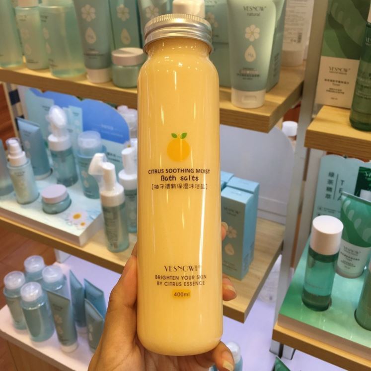 盈雪牛奶泡泡沐浴盐全身体清角质磨砂膏控油清痘深层清洁沐浴露