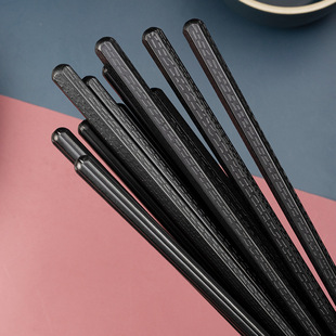 哈博日式合金筷子2022新款家用耐高温专用塑料消毒酒店商用