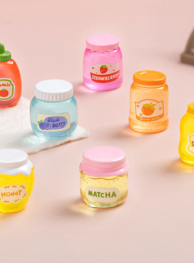 微景观仿真果酱桌面瓶子树脂摆件