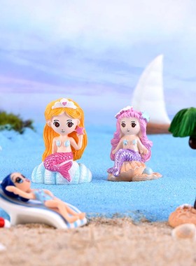 海景椰子树贝壳帆船小饰品