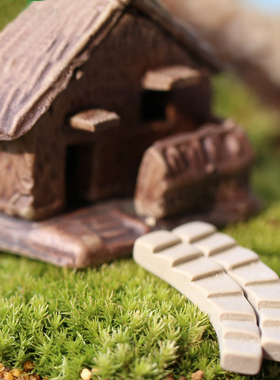 微景观园林道具小号楼梯阶梯创意树脂摄影小摆件多肉植物配件装饰