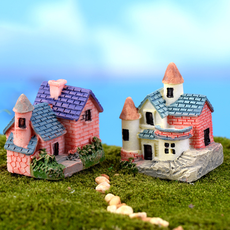 微景观花盆装饰摆件小房子diy