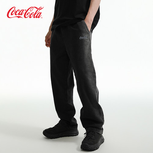 Coca-Cola可口可乐阔腿牛仔裤