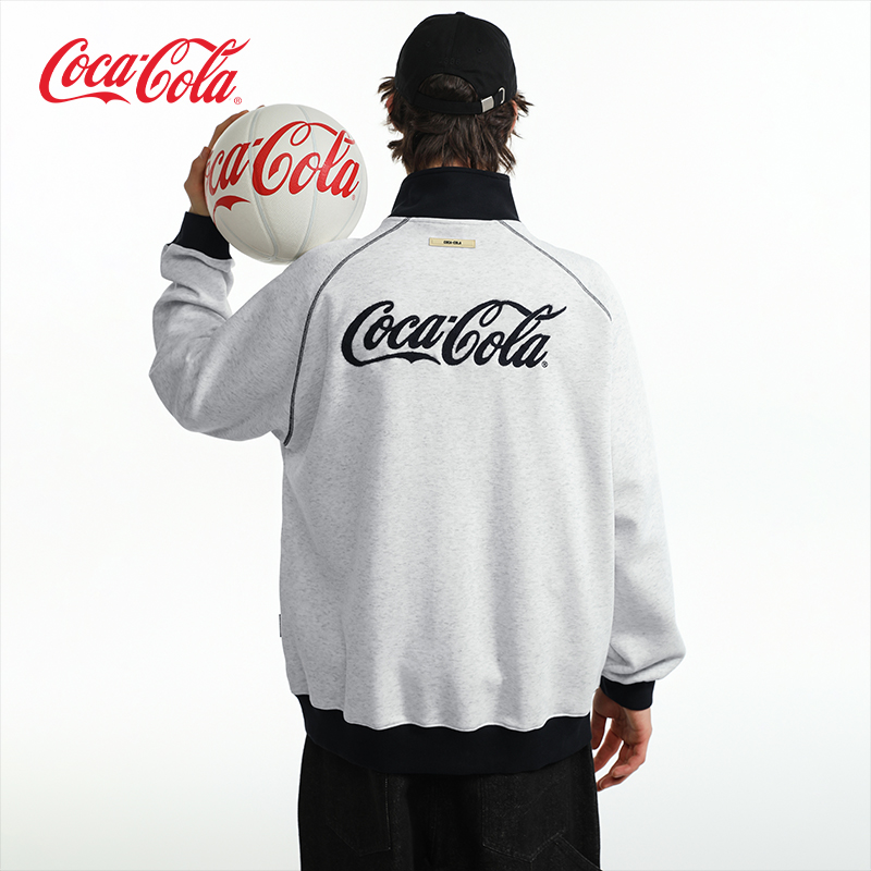 Coca-Cola/可口可乐立领外套夹克