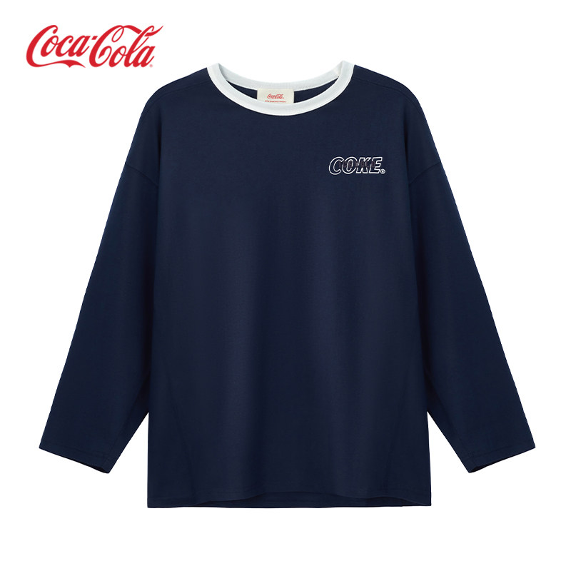 Coca-Cola可口可乐水印刺绣T恤