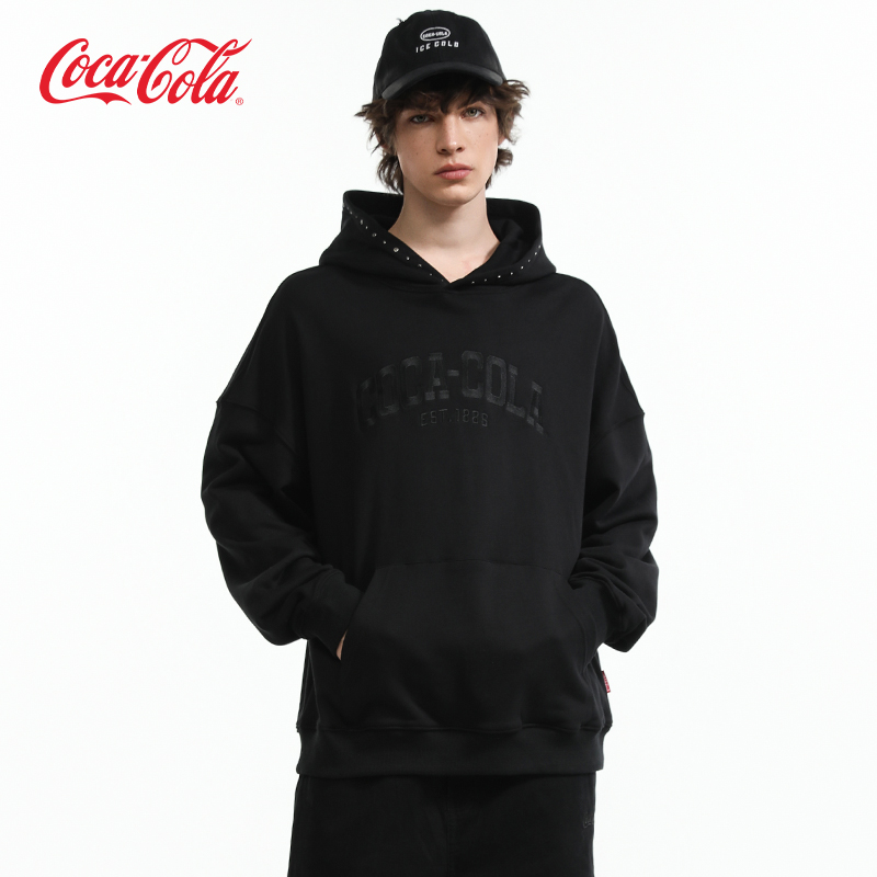 Coca-Cola可口可乐连帽卫衣