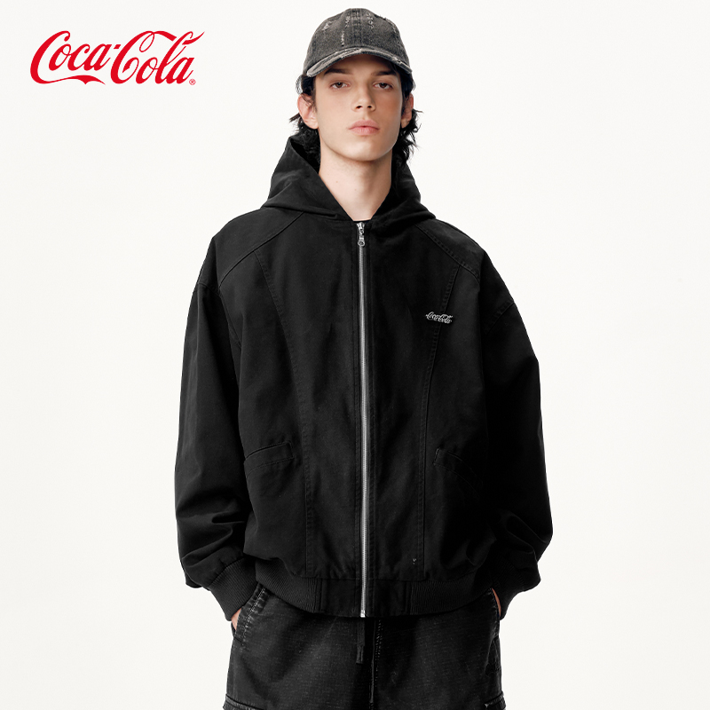 Coca-Cola可口可乐连帽外套夹克