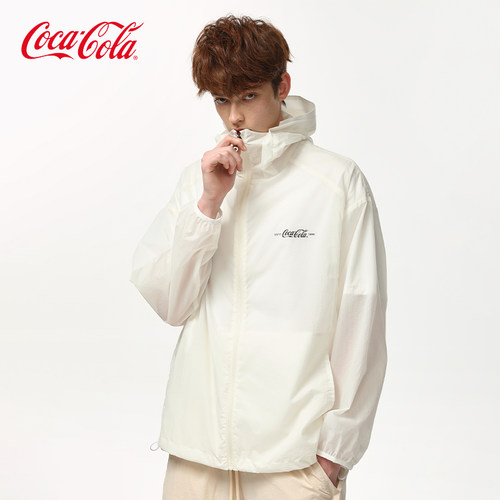 Coca-Cola/可口可乐连帽防晒外套