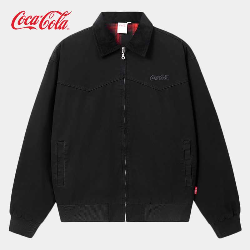 Coca-Cola/可口可乐翻领外套夹克