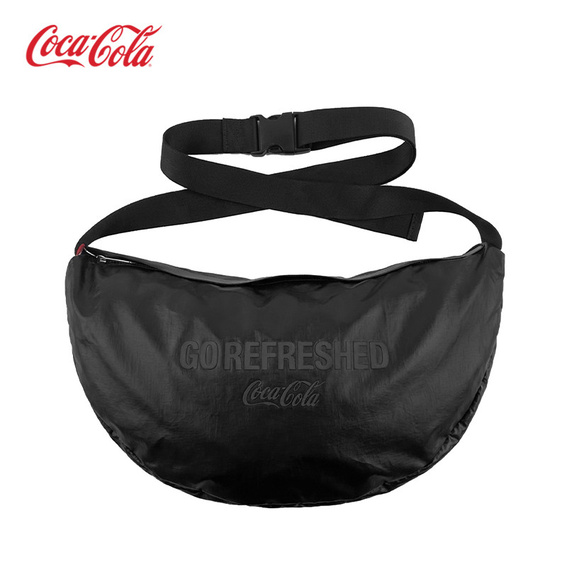 【商场同款】Coca-Cola可口可乐 简约印花Pu皮大容量斜跨
