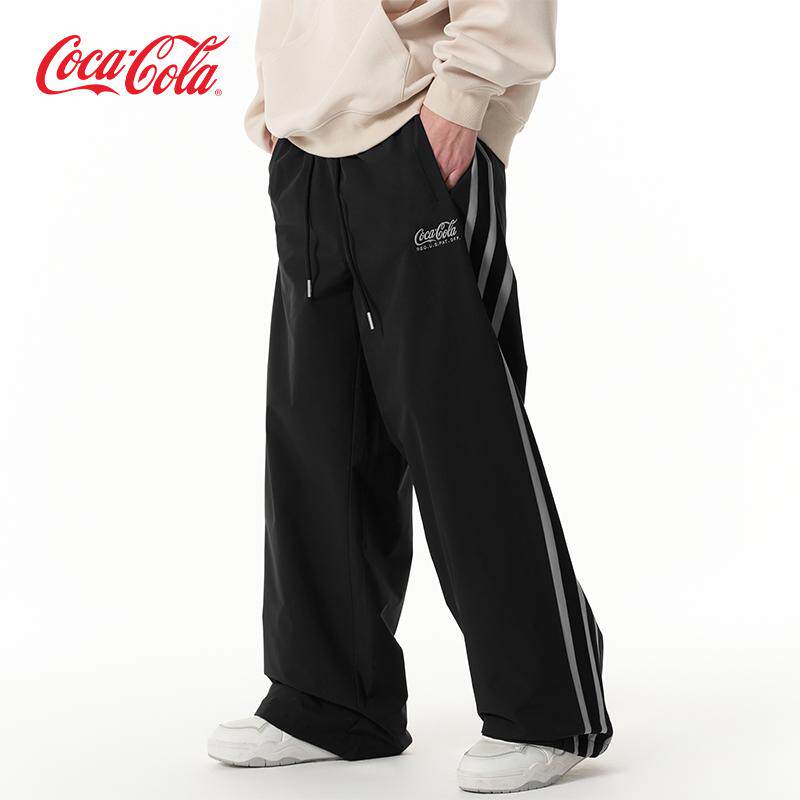 Coca-Cola可口可乐 户外防风防水织带拼接Logo刺绣直筒