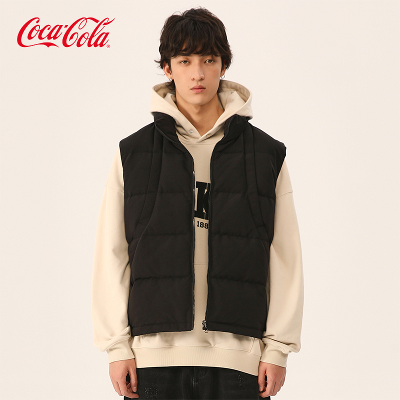 Coca-Cola/可口可乐羽绒马甲外套