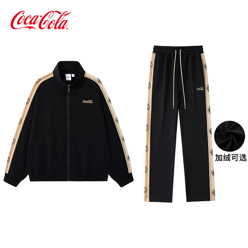 Coca-Cola可口可乐开衫卫衣套装