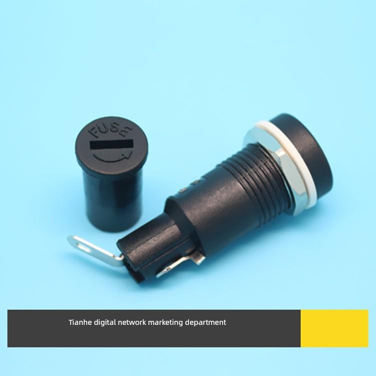 5*20 FUSE 一字型 保险丝座 H3-11 R3-11 保险座 开孔12.5mm