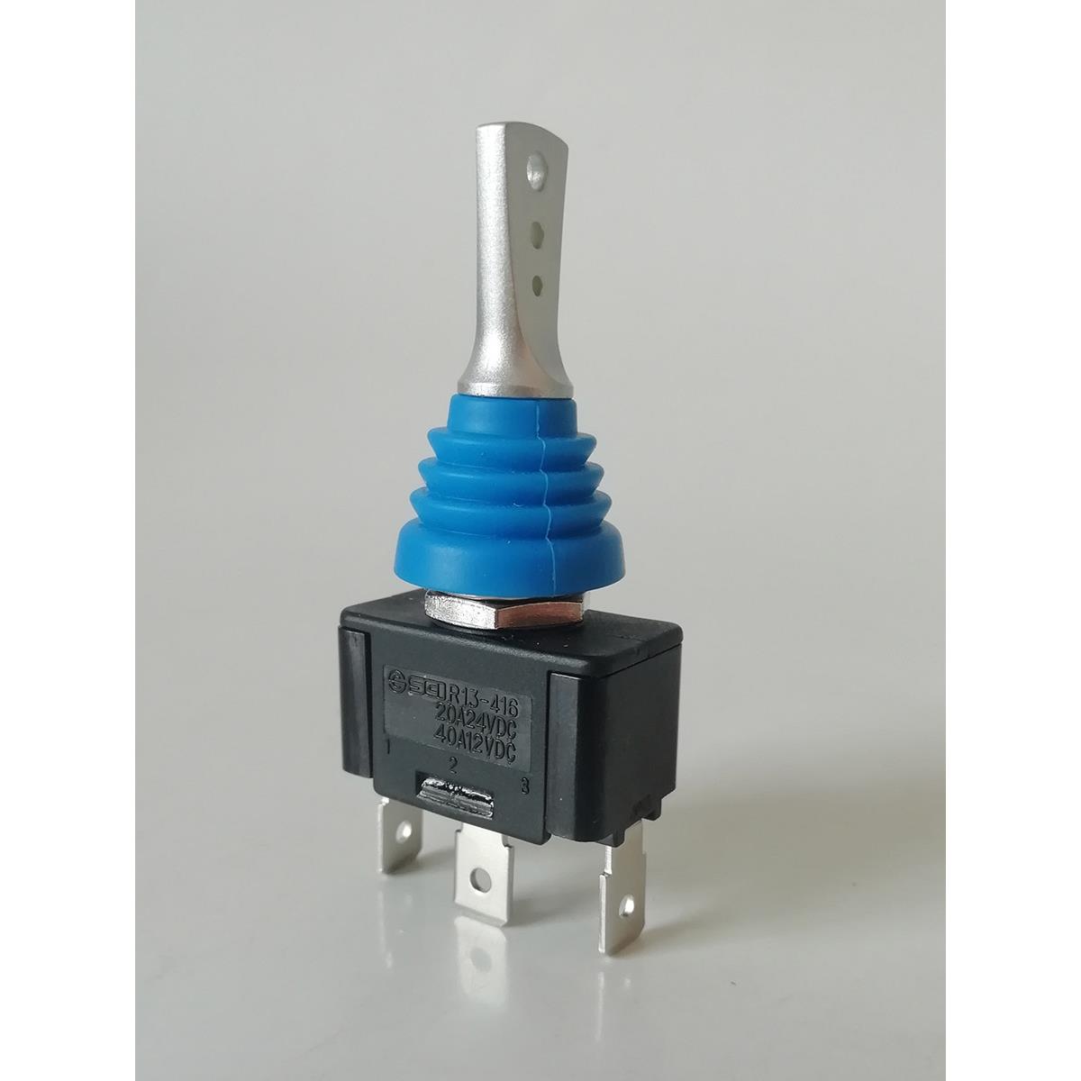12V40A摇杆开关三档自锁改装汽车24V防水银色3脚通用钮子拨动新品