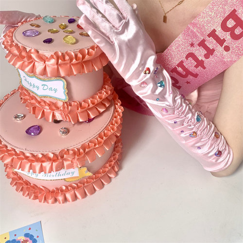 芭比公主系列生日钻石手套