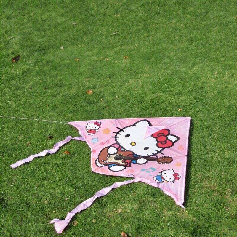 春游HelloKitty风筝女孩儿童新手kt猫手持踏青户外露营凯蒂猫春日