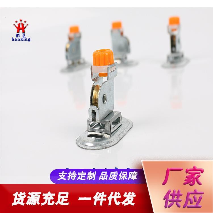 升降晾衣架配件滑轮升降 晾衣架支架手摇晾衣架通用顶轮支架