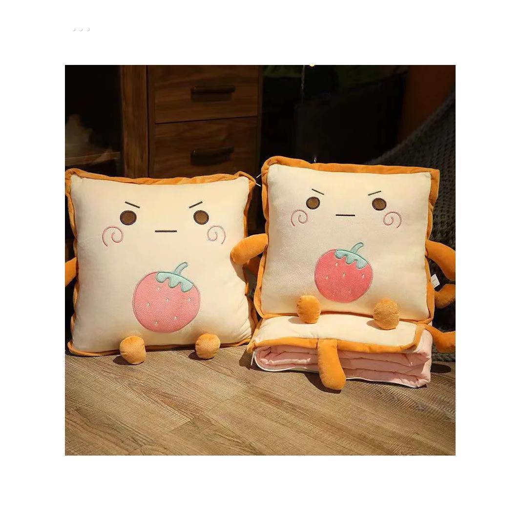 汽车抱枕被子两用车载靠垫靠枕车上车用枕头抱枕被睡觉车内空调被