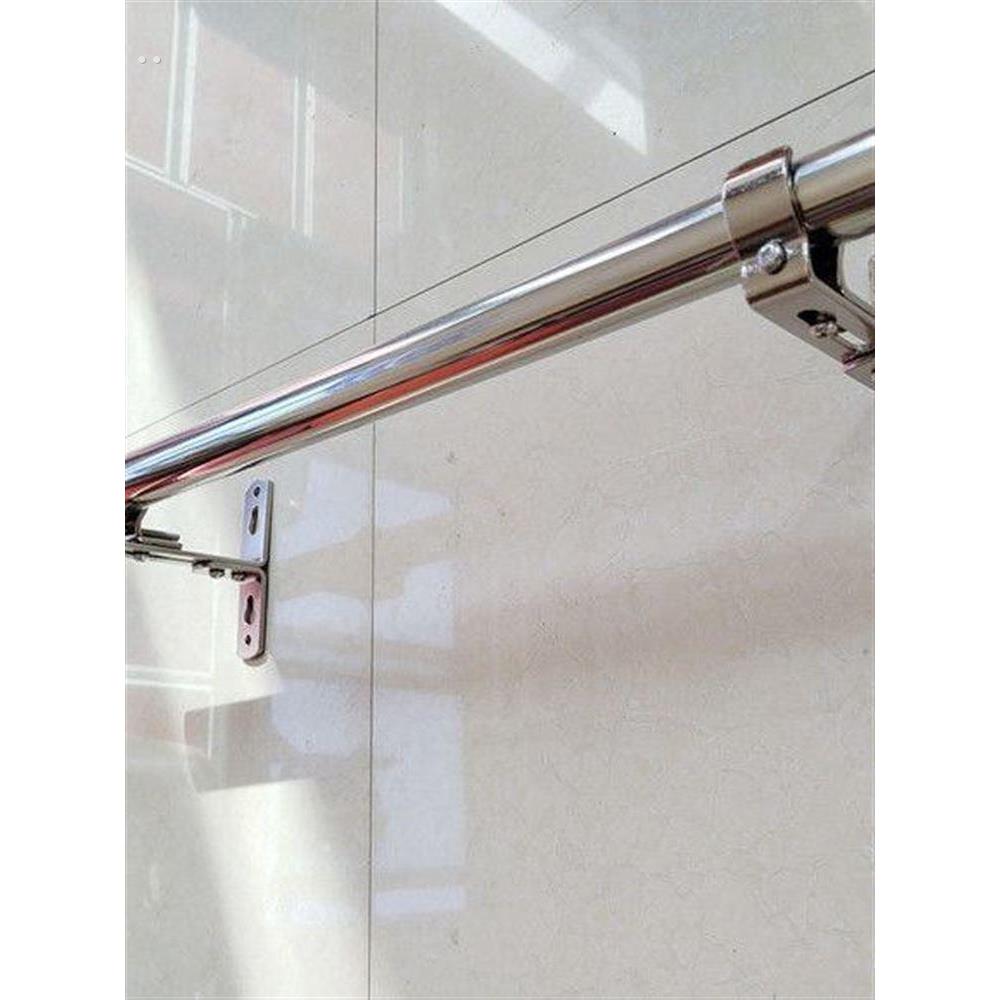 超厚万能窗帘支架墙上可调固定架罗马杆侧装顶装支架窗帘配件