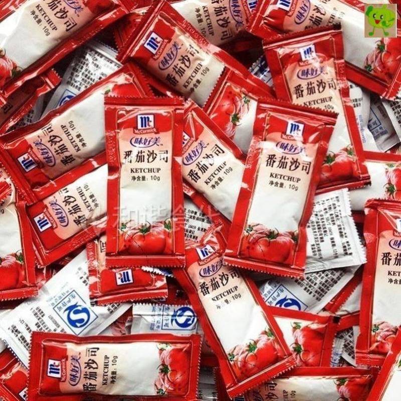 华莱士薯条商用10*10x0包番茄酱沙司小包装家用汉堡酱w