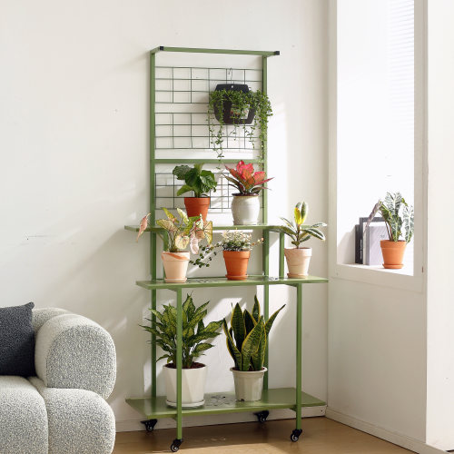 阳煦山立可移动简约多层台阶花架