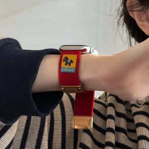 适用红米watch6/5/4表带编织磁吸