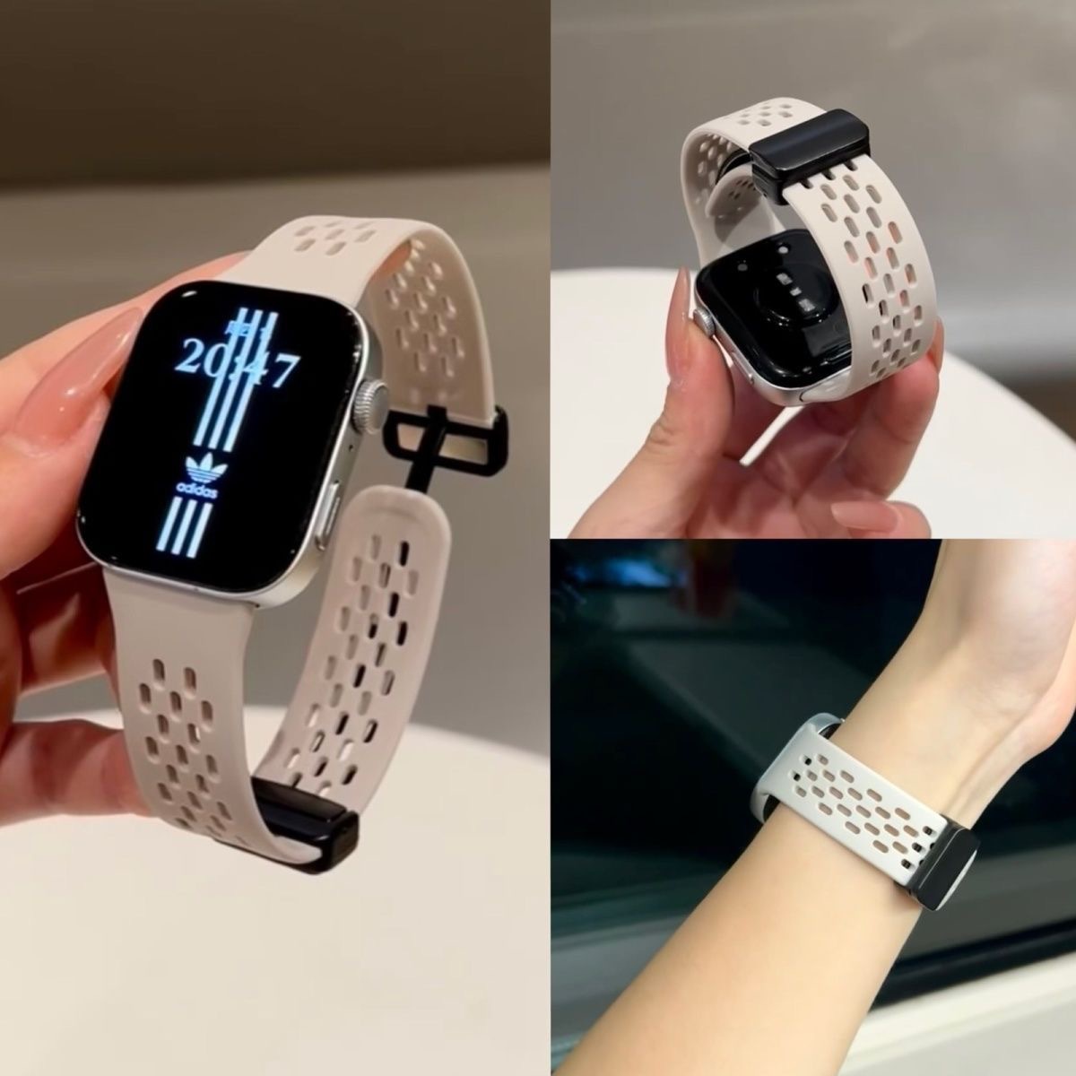 适用华为FIT3/4/pro表带硅胶磁吸