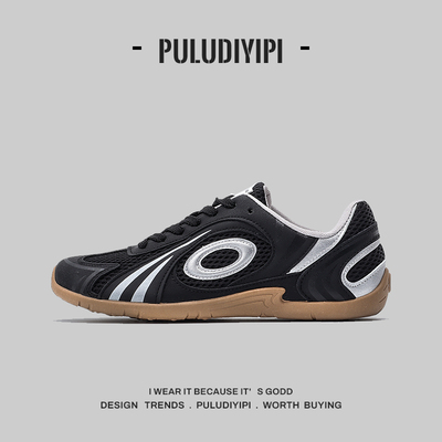 外贸牛货薄底鞋男款网面春季透气德训鞋平底赛车鞋轻质休闲运动鞋