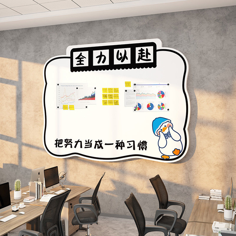 公告栏公示公司企业文化墙贴画励志标语办公室墙面装饰布置展示板,家居饰品,文化墙贴,淘宝优惠券,粉丝福利购,淘宝优惠卷