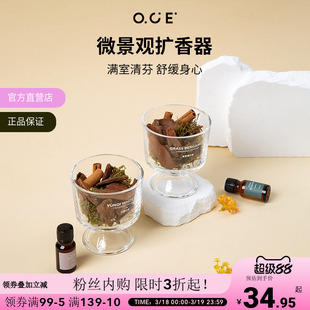 【粉丝内购3折起】OCE微景观扩香器无火香薰精油家用室内持久留香