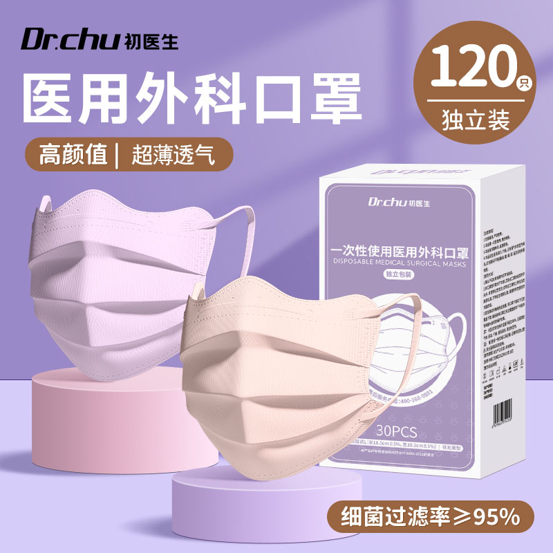 初医生一次性医疗正品春夏款口罩