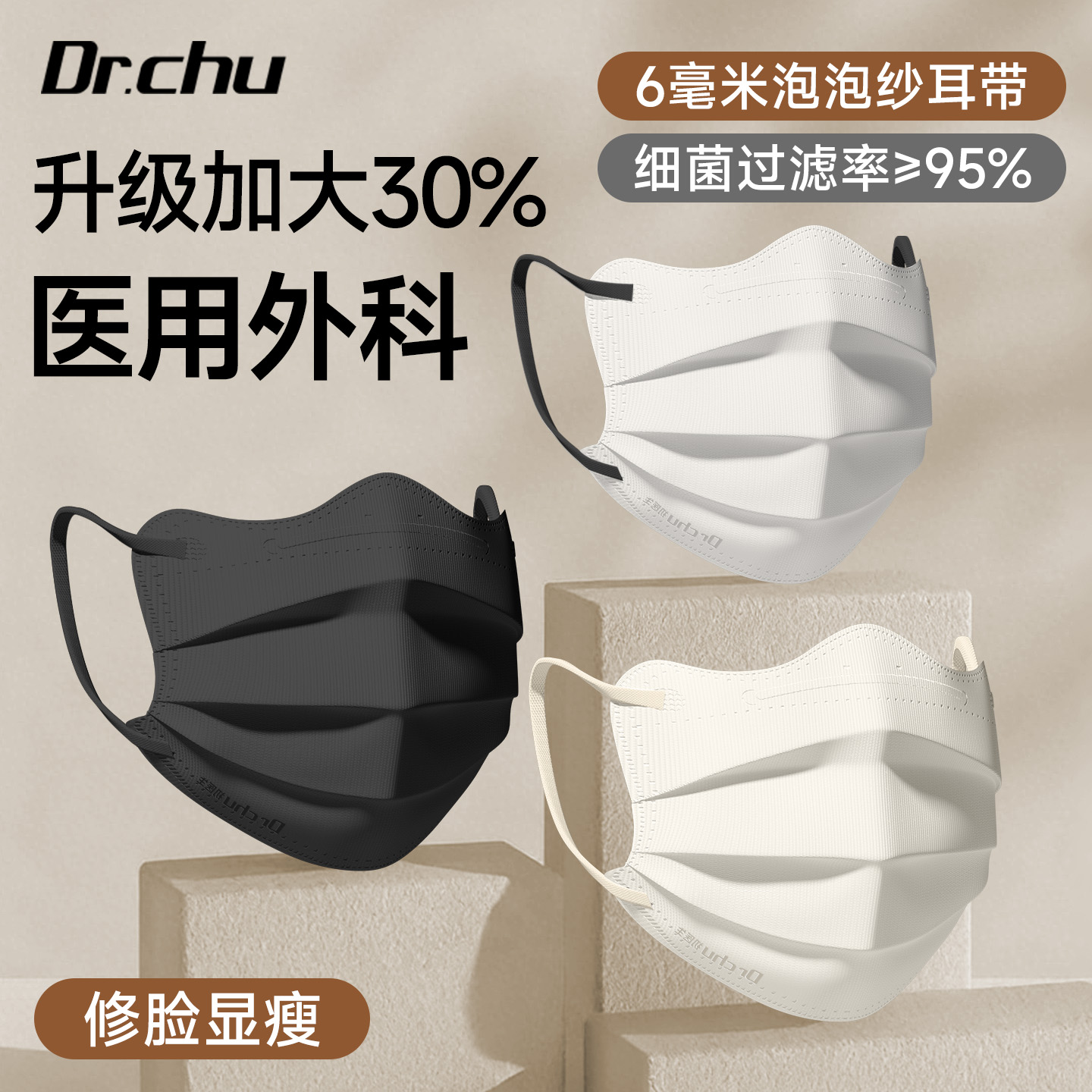 【加大加宽】医用外科口罩防流感