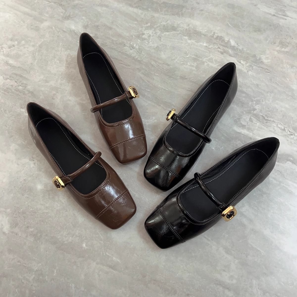 法式玛丽珍鞋香风气质女鞋