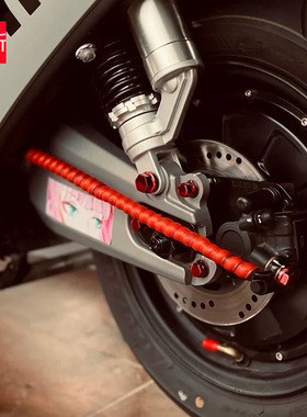 九号电动车E80C E100 A30C电机刹车线防护管小牛U+装饰U1改装配件