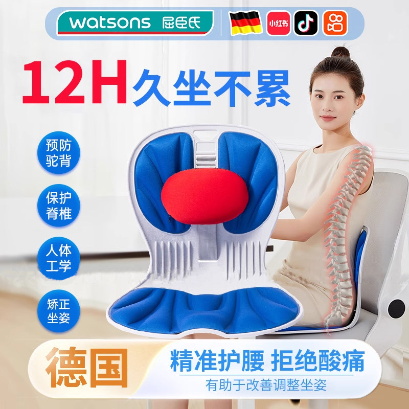 人体工学护腰靠垫办公室久坐不累盘突出坐垫腰部支撑座椅,个人护理/保健/按摩器材,矫姿用品,淘宝优惠券,粉丝福利购,淘宝优惠卷